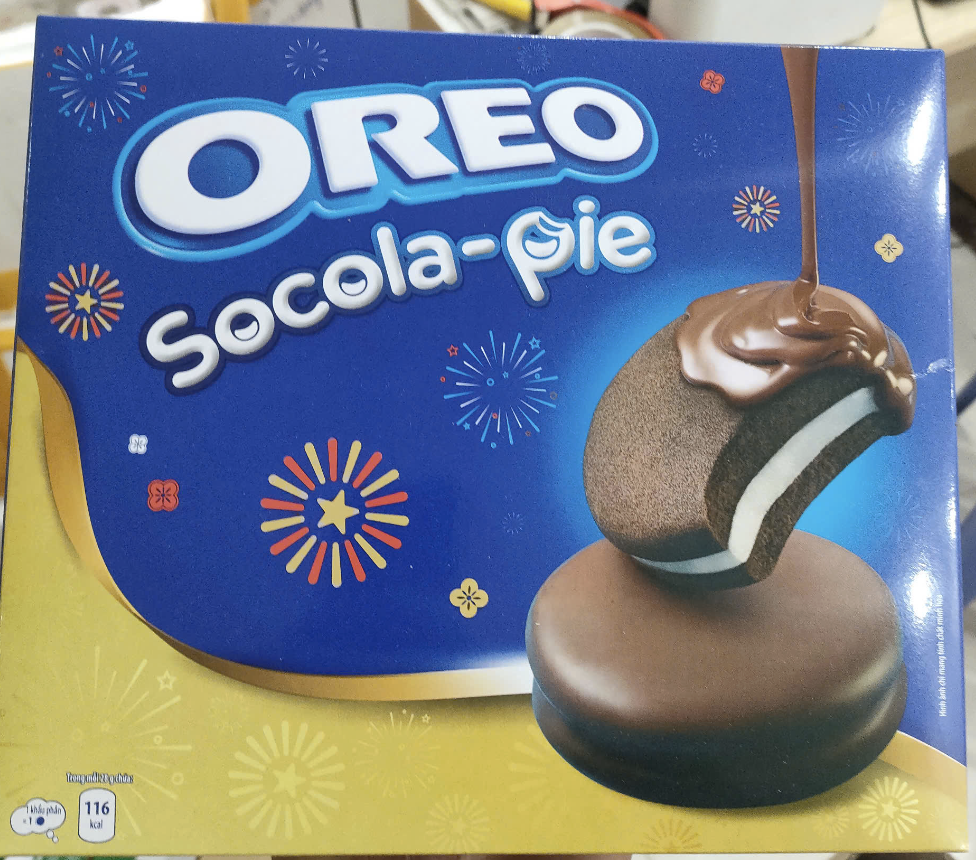  Bánh Oreo Pie vị Chocolate - Hộp 336g